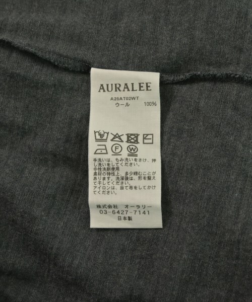 AURALEE（オーラリー）Tシャツ・カットソー グレー サイズ:3(S位) メンズ/2200628499059
