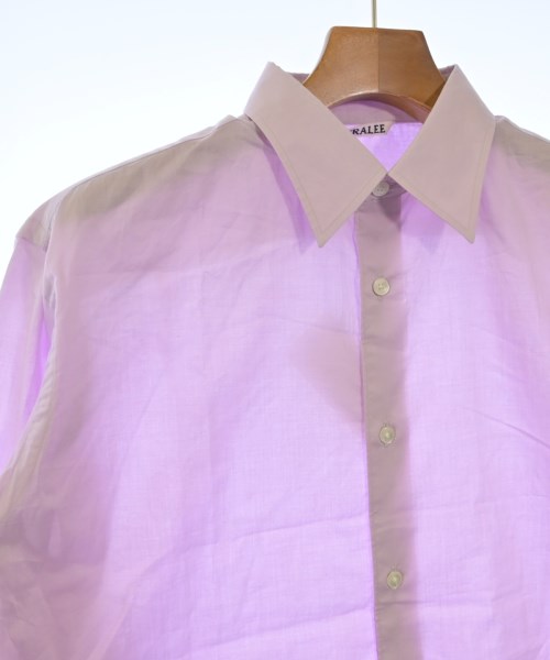 AURALEE（オーラリー）カジュアルシャツ ピンク サイズ:1(S位) メンズ/2200629152076