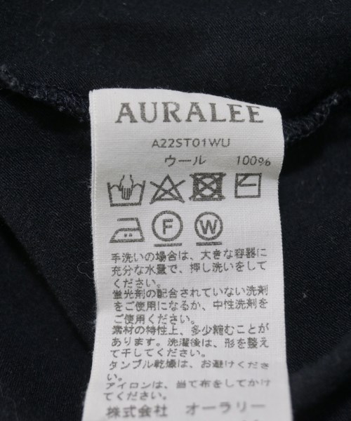 AURALEE（オーラリー）Tシャツ・カットソー 黒 サイズ:5(L位) メンズ/2200629331068