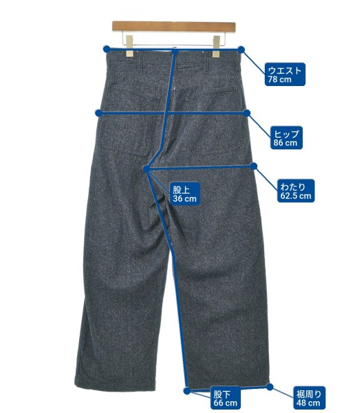 AURALEE（オーラリー）デニムパンツ 紺 サイズ:4(M位) メンズ/2200629466012