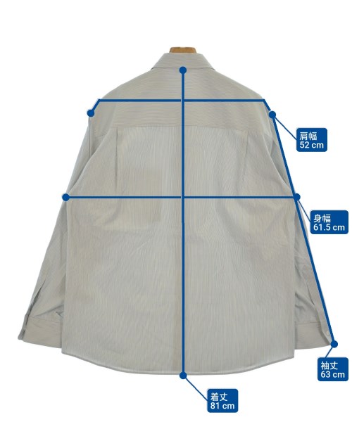 AURALEE（オーラリー）カジュアルシャツ ベージュ サイズ:5(L位) メンズ/2200630315040