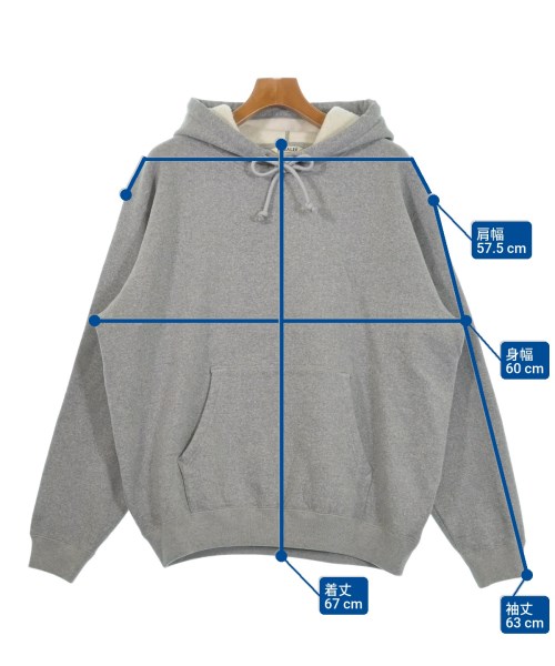 AURALEE（オーラリー）パーカー グレー サイズ:4(M位) メンズ/2200630571057