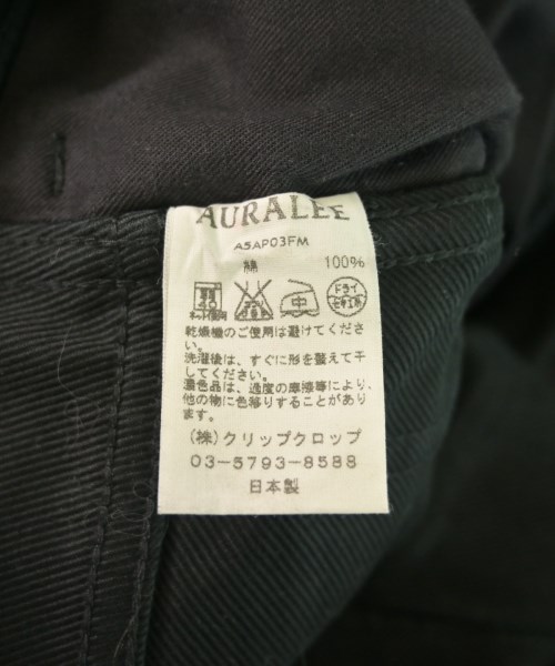 AURALEE（オーラリー）チノパン 黒 サイズ:4(M位) メンズ/2200630728093