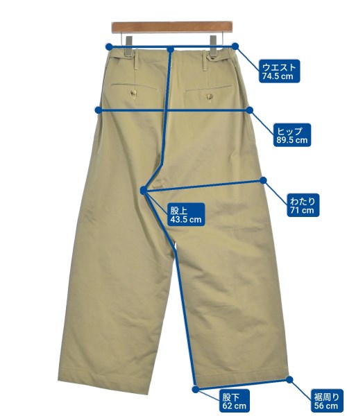 AURALEE（オーラリー）チノパン ベージュ サイズ:3(S位) メンズ/2200630964064