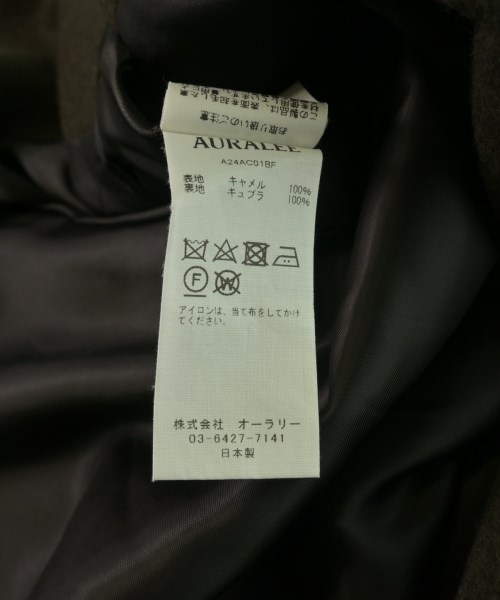 AURALEE（オーラリー）ステンカラーコート 茶 サイズ:4(M位) メンズ/2200631111016