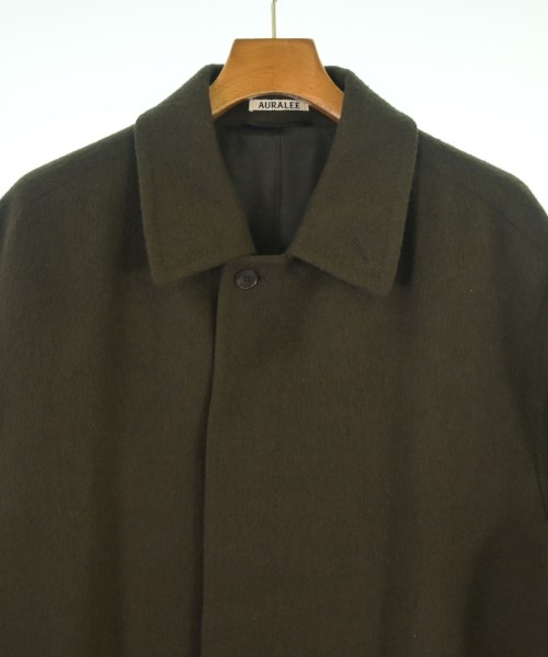 AURALEE（オーラリー）ステンカラーコート 茶 サイズ:4(M位) メンズ/2200631111016