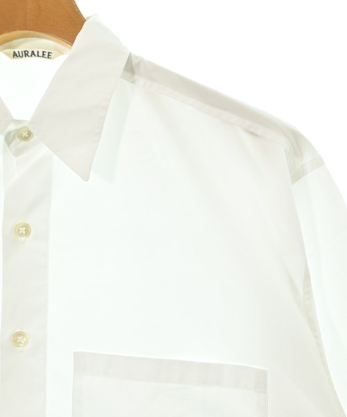 AURALEE（オーラリー）カジュアルシャツ 白 サイズ:3(S位) メンズ/2200632626052