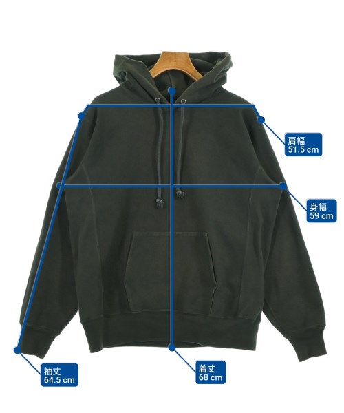 AURALEE（オーラリー）パーカー 黒 サイズ:3(S位) メンズ/2200632797028