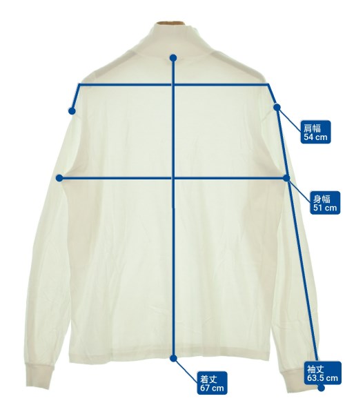 AURALEE（オーラリー）Tシャツ・カットソー 白 サイズ:4(M位) メンズ/2200609028117