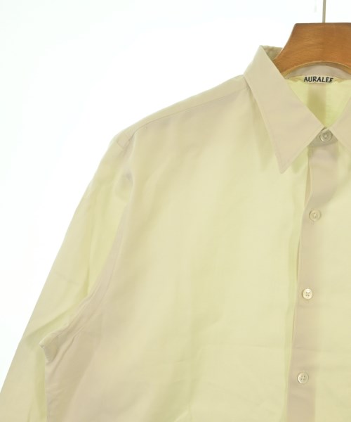 AURALEE（オーラリー）カジュアルシャツ 白 サイズ:4(M位) メンズ/2200620400077