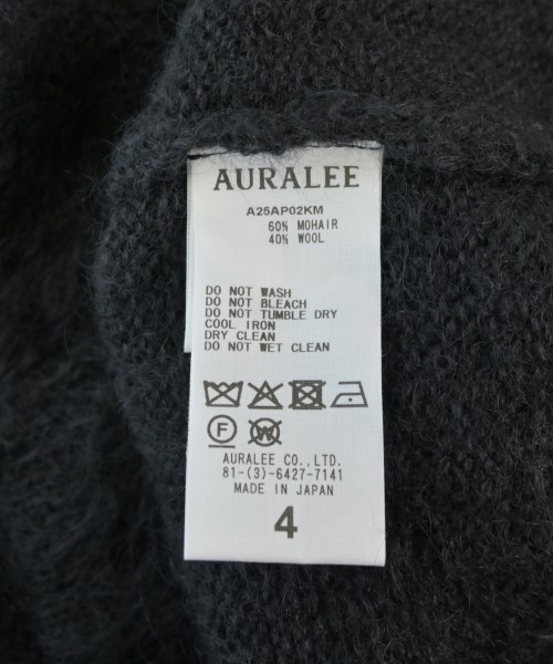 AURALEE（オーラリー）ニット・セーター 黒 サイズ:4(M位) メンズ/2200631762010