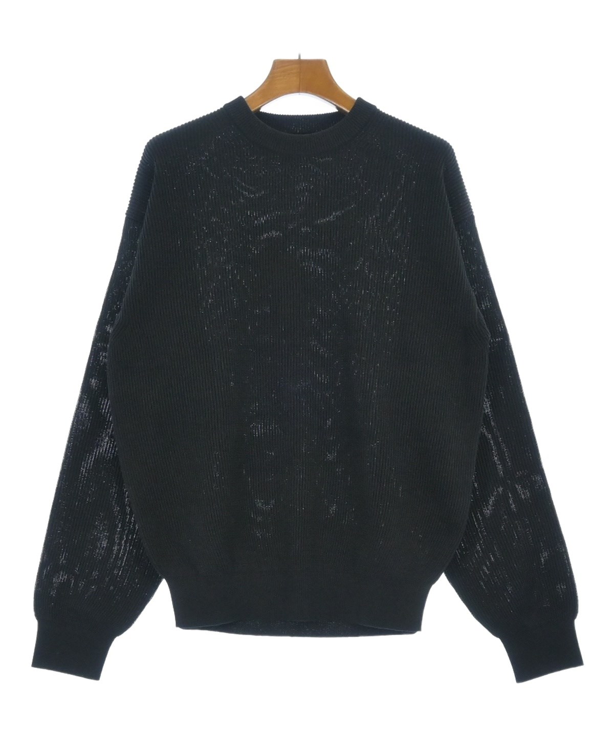 AURALEE（オーラリー）ニット・セーター 黒 サイズ:3(S位) メンズ