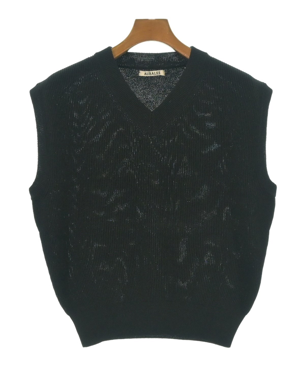 AURALEE（オーラリー）ベスト 黒 サイズ:3(S位) メンズ/2200631762065