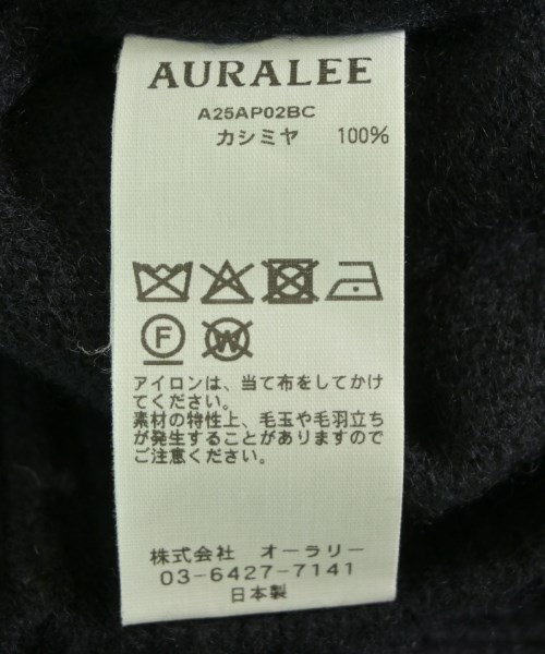 AURALEE（オーラリー）ニット・セーター 黒 サイズ:4(M位) メンズ/2200631762133