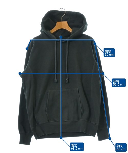 AURALEE（オーラリー）パーカー 黒 サイズ:3(S位) メンズ/2200632610013