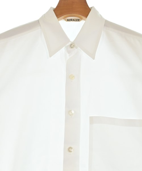 AURALEE（オーラリー）カジュアルシャツ 白 サイズ:3(S位) メンズ/2200633467012