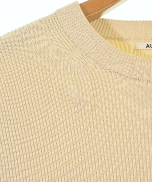 AURALEE（オーラリー）ニット・セーター ベージュ サイズ:5(L位) メンズ/2200633707033