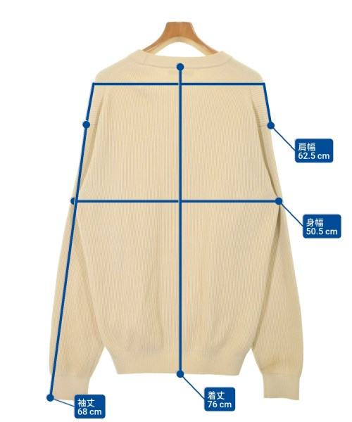 AURALEE（オーラリー）ニット・セーター ベージュ サイズ:5(L位) メンズ/2200633707033