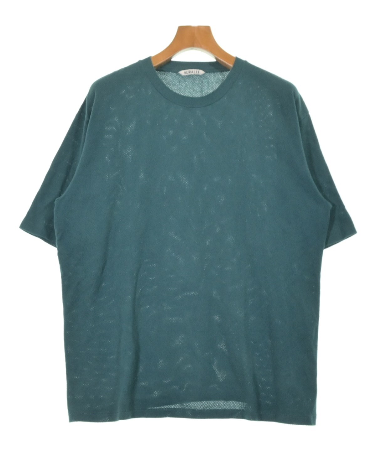 AURALEE（オーラリー）Tシャツ・カットソー 緑 サイズ:5(L位) メンズ
