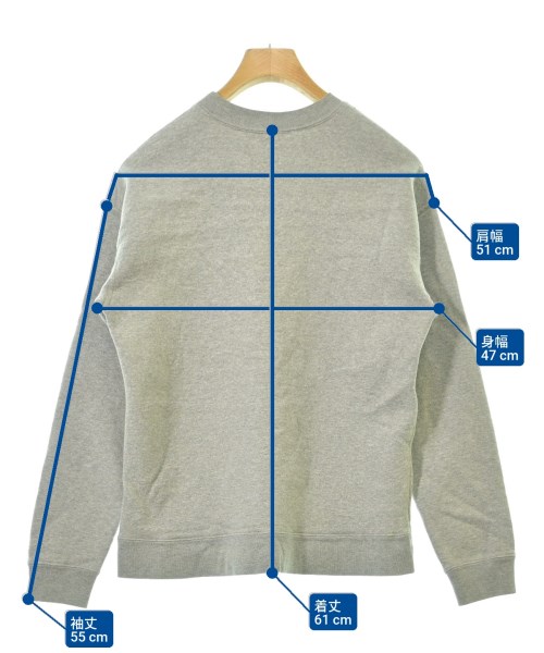 AURALEE（オーラリー）スウェット グレー サイズ:3(S位) メンズ/2200620410083