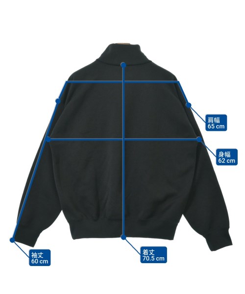 AURALEE（オーラリー）スウェット 黒 サイズ:5(L位) メンズ/2200634022043