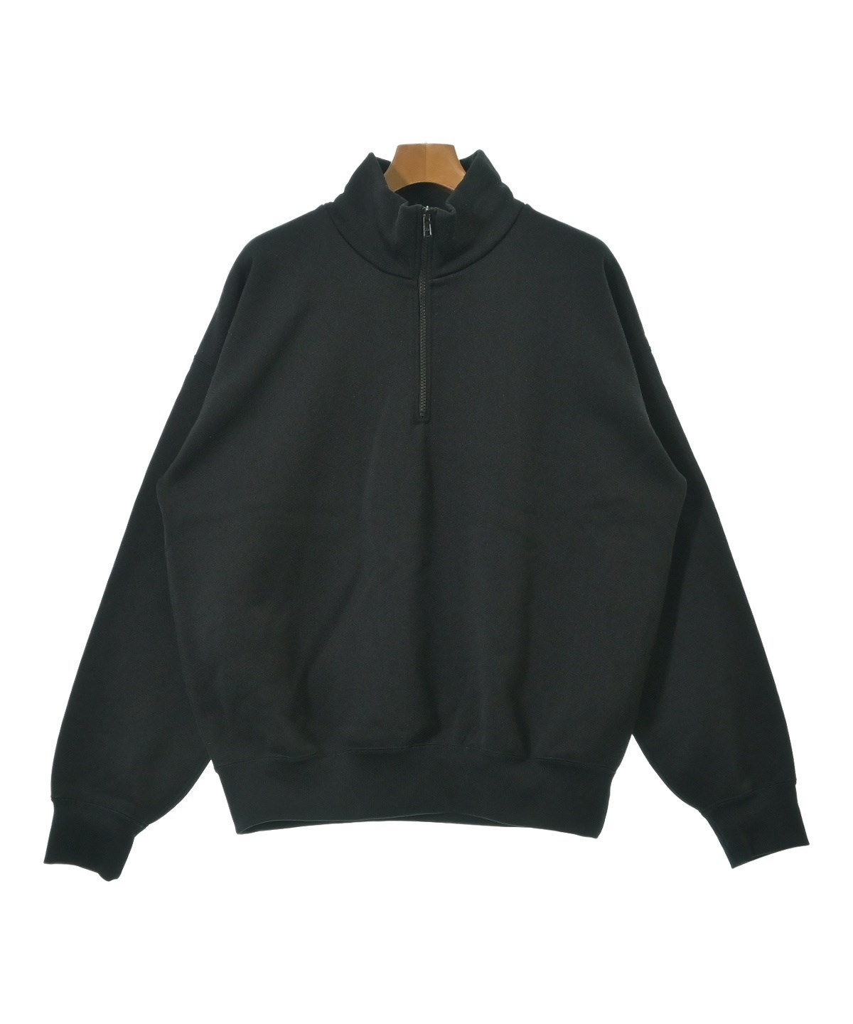 AURALEE（オーラリー）スウェット 黒 サイズ:5(L位) メンズ