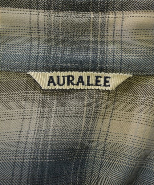 AURALEE（オーラリー）カジュアルシャツ 青 サイズ:5(L位) メンズ/2200634214011