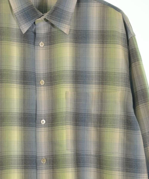 AURALEE（オーラリー）カジュアルシャツ 青 サイズ:5(L位) メンズ/2200634214011