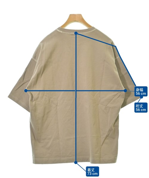 AURALEE（オーラリー）Tシャツ・カットソー ベージュ サイズ:4(M位) メンズ/2200634447143