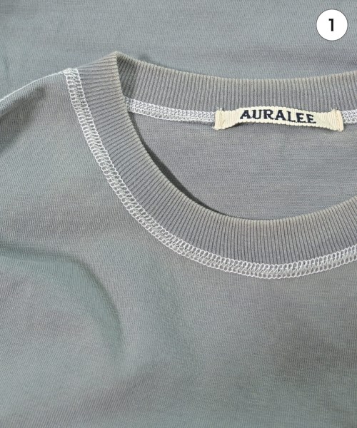 AURALEE（オーラリー）Tシャツ・カットソー グレー サイズ:4(M位) メンズ/2200634447150
