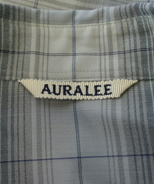 AURALEE（オーラリー）カジュアルシャツ 青 サイズ:3(S位) メンズ/2200610755026