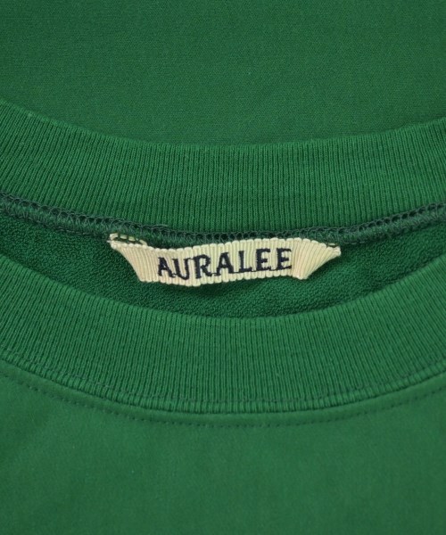 AURALEE（オーラリー）スウェット 緑 サイズ:3(S位) メンズ/2200611253033