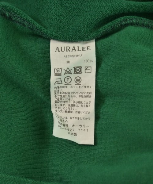 AURALEE（オーラリー）スウェット 緑 サイズ:3(S位) メンズ/2200611253033