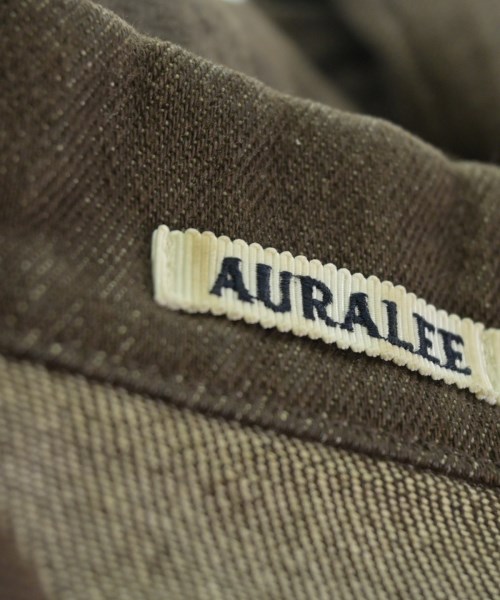 AURALEE（オーラリー）デニムジャケット 茶 サイズ:3(S位) メンズ/2200611689016