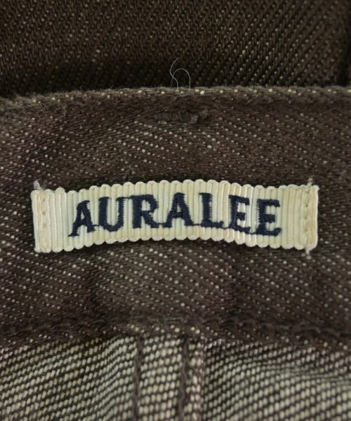AURALEE（オーラリー）デニムパンツ 茶 サイズ:30(M位) メンズ/2200611689023