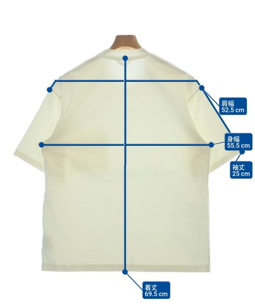 AURALEE（オーラリー）Tシャツ・カットソー 白 サイズ:3(S位) メンズ/2200612604025
