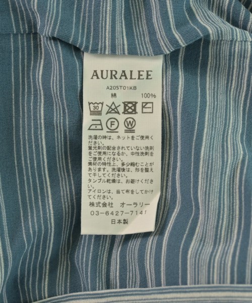AURALEE（オーラリー）Tシャツ・カットソー 青 サイズ:4(M位) メンズ/2200612751033