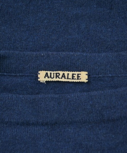 AURALEE（オーラリー）ニット・セーター 青 サイズ:4(M位) メンズ/2200606836074