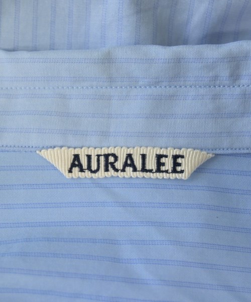 AURALEE（オーラリー）カジュアルシャツ 青 サイズ:5(L位) メンズ/2200611942500