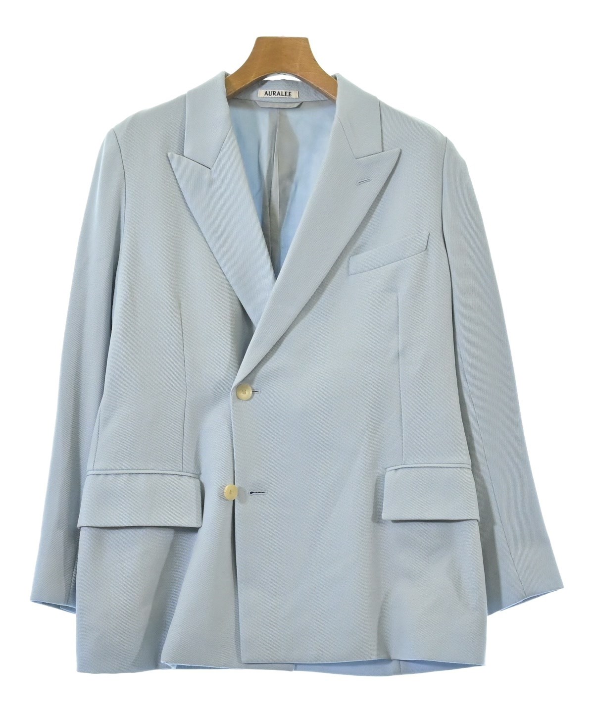AURALEE / オーラリー テーラードジャケット　ウール　サイズ0 AURALEE（オーラリー）テーラードジャケット 青 サイズ:3(S位) メンズ