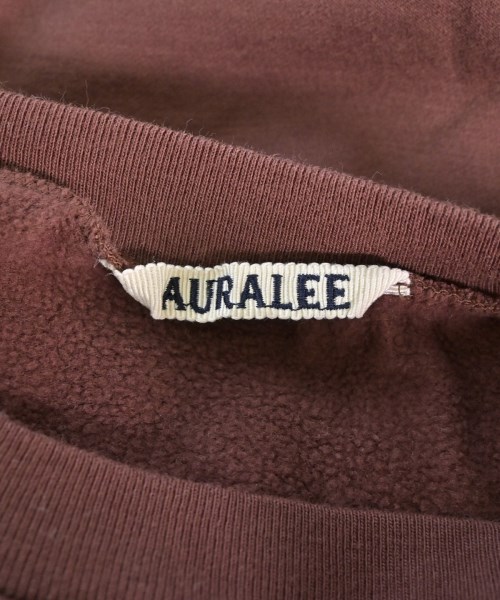 AURALEE（オーラリー）スウェット 茶 サイズ:5(L位) メンズ/2200614091045