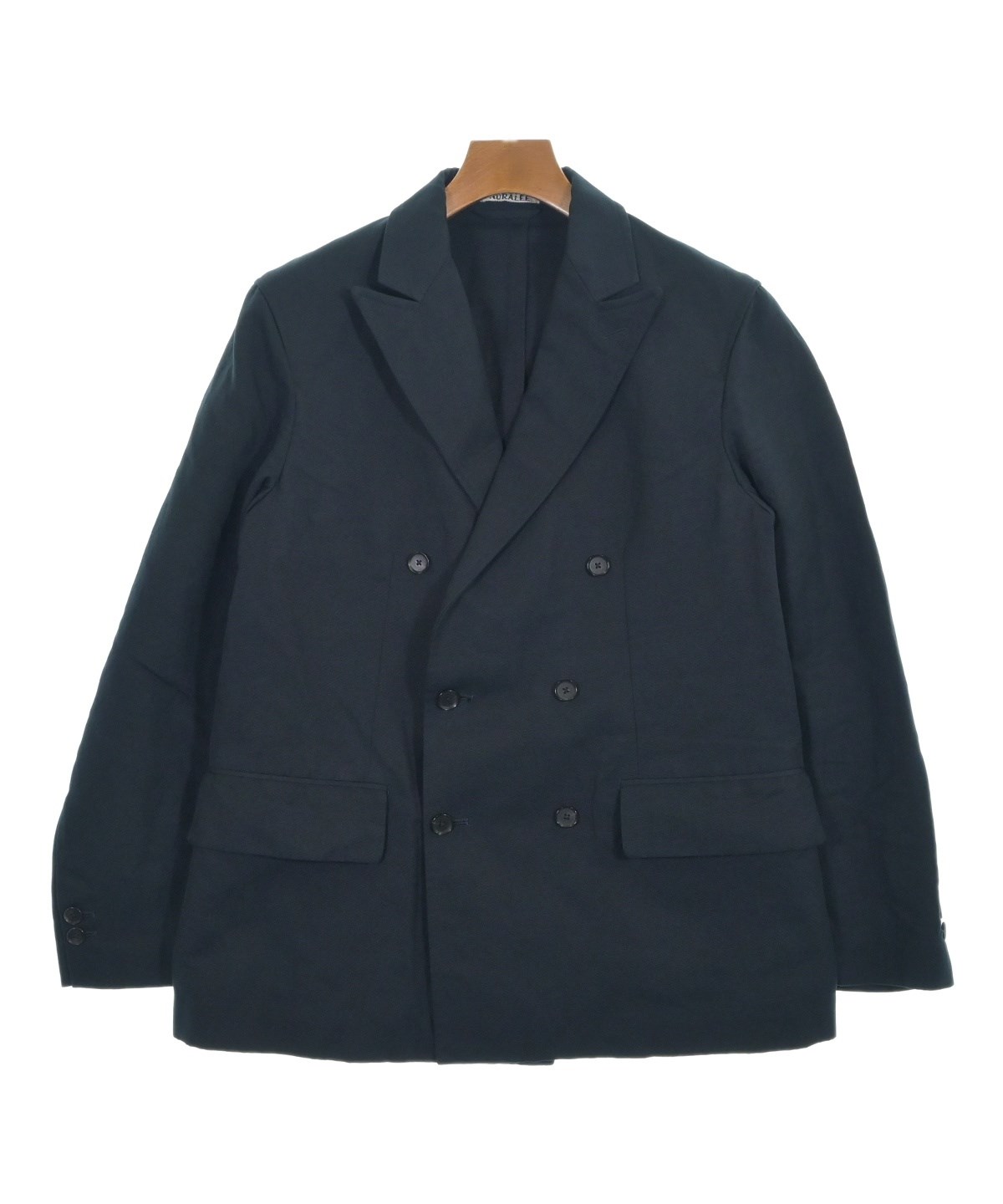 AURALEE コットンジャケット Auralee コットンウール ジャケット | ブラック | FARFETCH JP