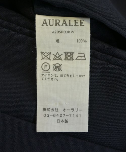 AURALEE（オーラリー）スラックス 紺 サイズ:3(S位) メンズ/2200615579078