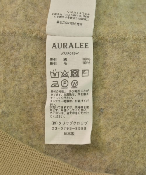 AURALEE（オーラリー）スウェット ベージュ サイズ:4(M位) メンズ/2200615852089
