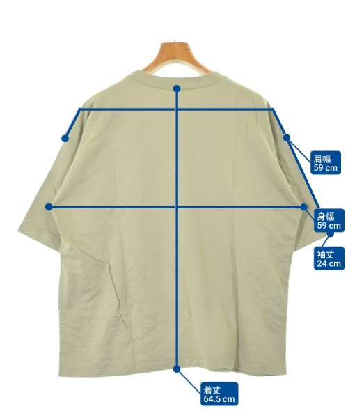 AURALEE（オーラリー）Tシャツ・カットソー カーキ サイズ:4(M位) メンズ/2200616009093