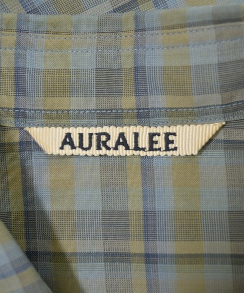 AURALEE（オーラリー）カジュアルシャツ 青 サイズ:3(S位) メンズ/2200616136058