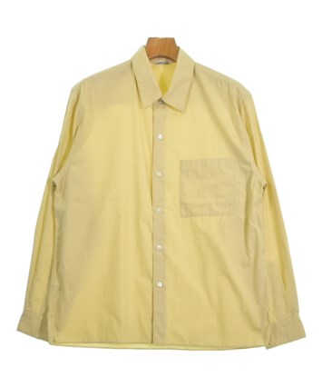 AURALEE（オーラリー）カジュアルシャツ 黄 サイズ:3(S位
