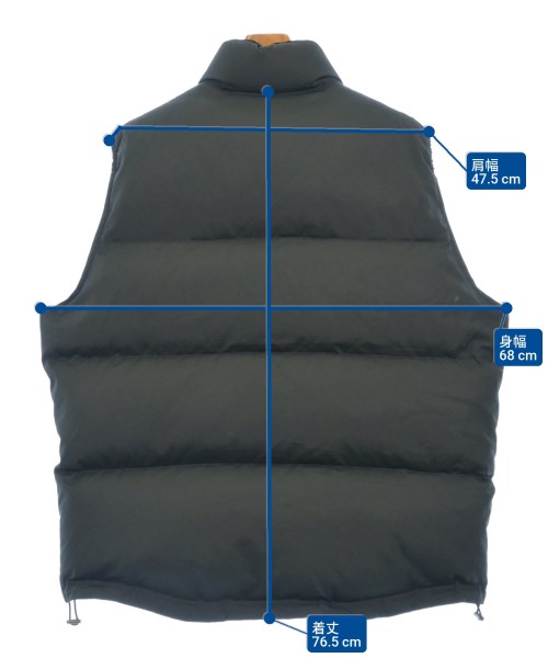 AURALEE（オーラリー）ダウンジャケット/ダウンベスト 黒 サイズ:5(L位) メンズ/2200617962021