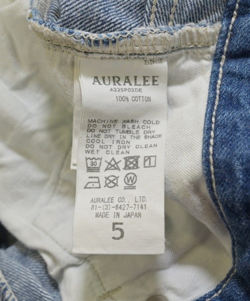 AURALEE（オーラリー）デニムパンツ 青 サイズ:5(L位) メンズ/2200618308019