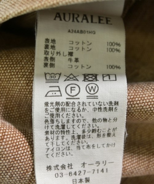 AURALEE（オーラリー）その他 茶 サイズ:5(L位) メンズ/2200618949045